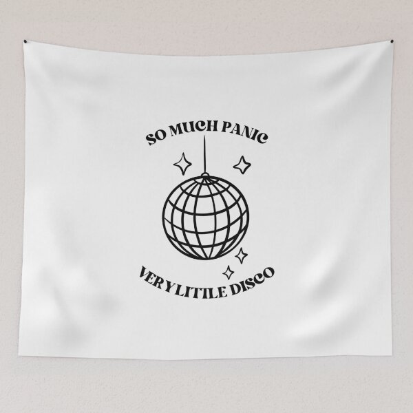 Item preview, So Much Panic Very Little Disco designed and sold by lavndershrtdays.