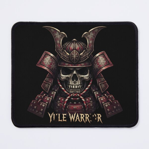 Item preview, Yule Warrior Samurai | Dark Christmas Skull Armor Artwork designed and sold by Inkspire House.