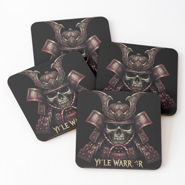 Item preview, Yule Warrior Samurai | Dark Christmas Skull Armor Artwork designed and sold by Inkspire House.