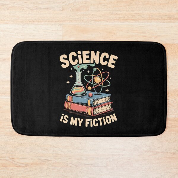 Item preview, Science Is My Fiction Retro Books Lab Nerdy Geek Reading designed and sold by DanielleTonia.
