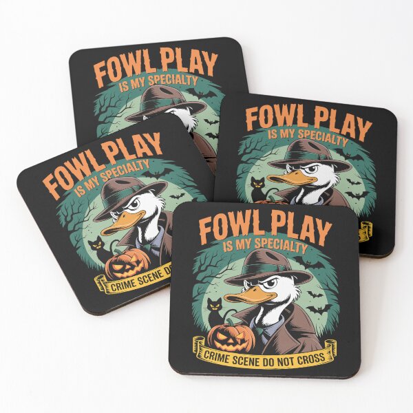 Item preview, Halloween Goose Fowl Play Is My Specialty Pumpkin Detective designed and sold by Sandrhaus.