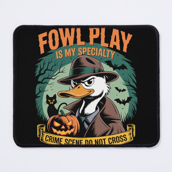 Item preview, Halloween Goose Fowl Play Is My Specialty Pumpkin Detective designed and sold by Sandrhaus.