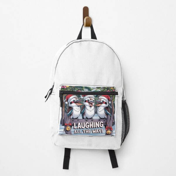 Item preview, xmas kookaburra Cute Christmas Kookaburra Choir – Laughing All the Way designed and sold by Uglyandcute.