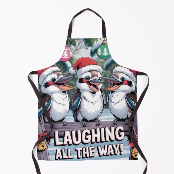 Item preview, xmas kookaburra Cute Christmas Kookaburra Choir – Laughing All the Way designed and sold by Uglyandcute.