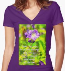 Blessings Women's Fitted V-Neck T-Shirt