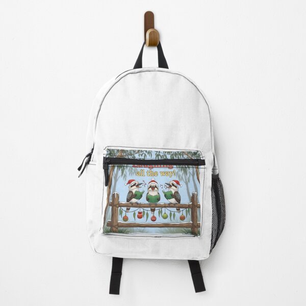 Item preview, xmas kookaburra Cute Christmas Kookaburra Choir – Laughing All the Way designed and sold by Uglyandcute.