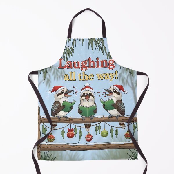 Item preview, xmas kookaburra Cute Christmas Kookaburra Choir – Laughing All the Way designed and sold by Uglyandcute.