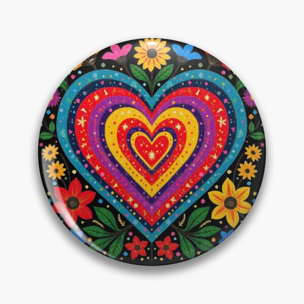 Item preview, El Corazón - Painted with Pasíon  designed and sold by BajioAmigos.