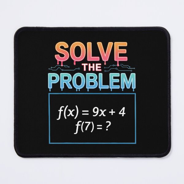 Item preview, Solve The Problem Do The Math 67 Meme Funny Teacher Fonction designed and sold by TommieJune.