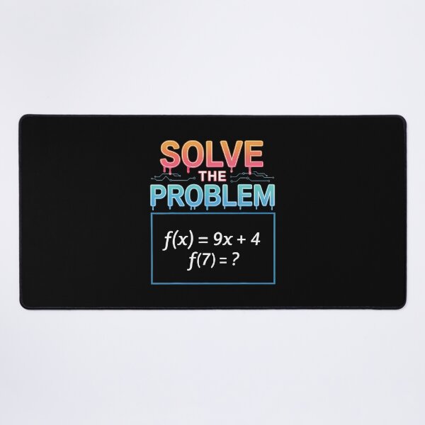 Item preview, Solve The Problem Do The Math 67 Meme Funny Teacher Fonction designed and sold by TommieJune.