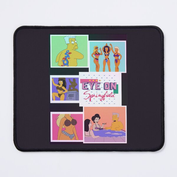 Item preview, Eye On Springfield 80s cover designed and sold by ThoseSimpsonsMoments.