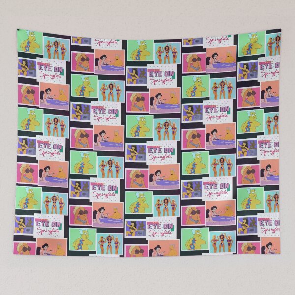 Item preview, Eye On Springfield 80s cover designed and sold by ThoseSimpsonsMoments.