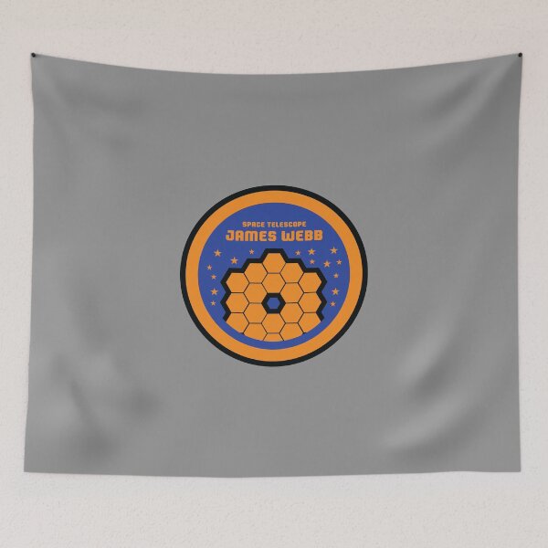 Item preview, James Webb Space Telescope Blue Shield Logo designed and sold by KiwiRider.
