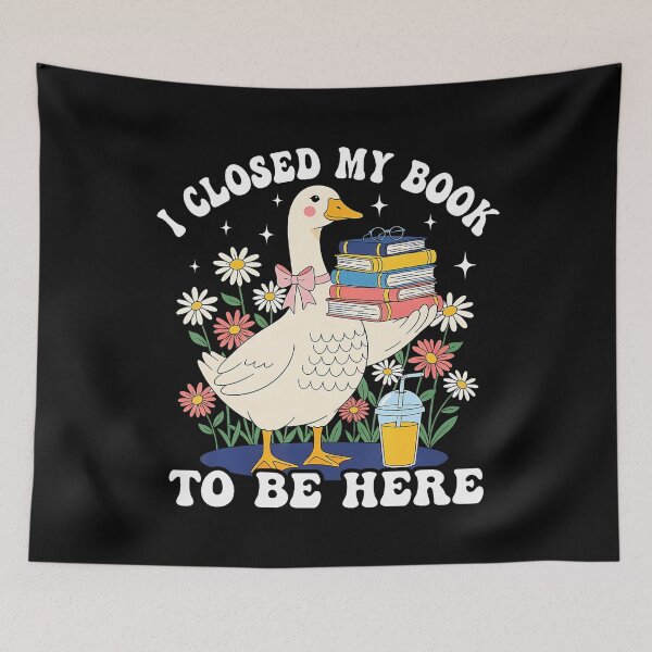 Item preview, I Closed My Book To Be Here designed and sold by KristinDebra.