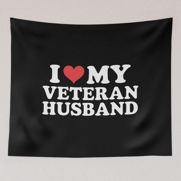 Item preview, I Love My Veteran Husband For Wife Valentine's Day designed and sold by AsteriskDatBArt.