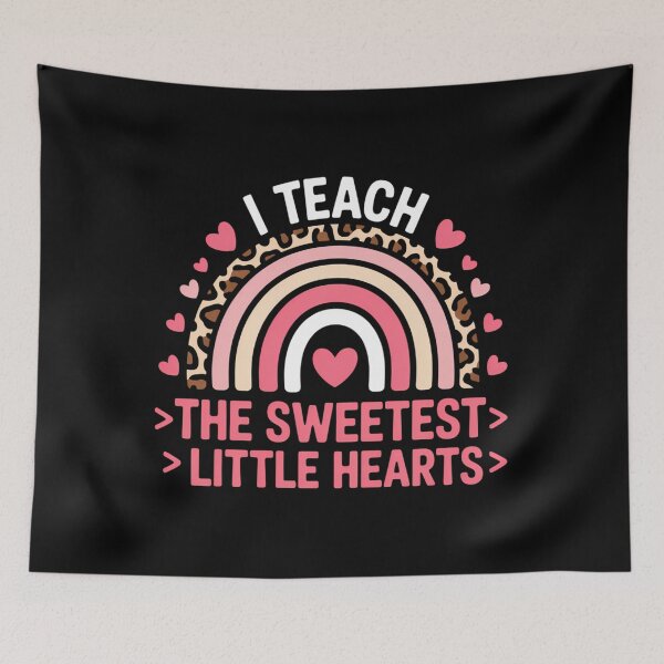 Item preview, I Teach The Sweetest Little Hearts Teacher Valentines Day designed and sold by AsteriskDatBArt.