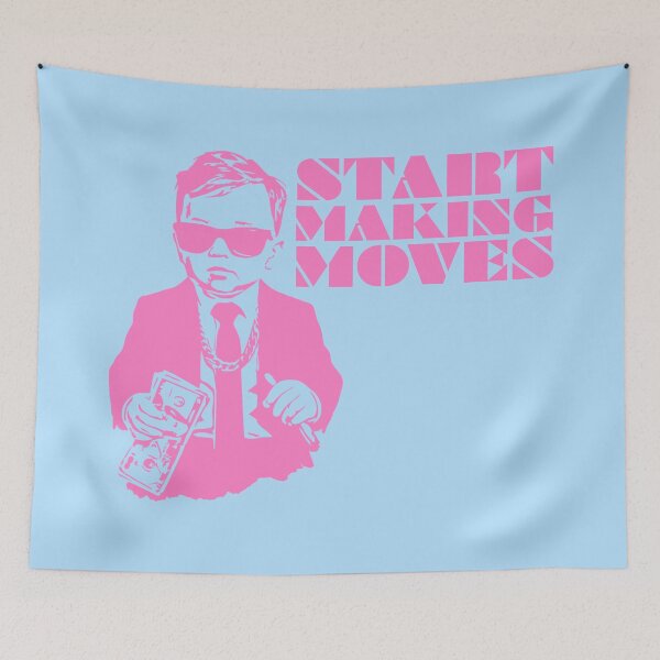 Item preview, Start Making Moves Business Baby, Pink designed and sold by UNK-Fatigues.