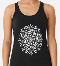 Camiseta de tirantes para mujer White Cat Mandala