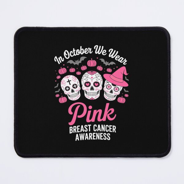Item preview, Halloween In October We wear Pink Breast Cancer Suger Skull designed and sold by ryukaizox1.