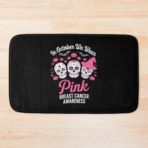 Item preview, Halloween In October We wear Pink Breast Cancer Suger Skull designed and sold by ryukaizox1.