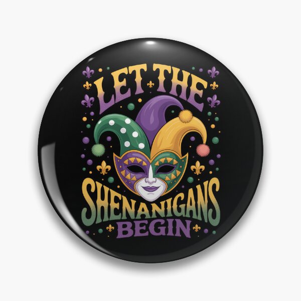 Item preview, Let The Shenanigans Begin New Orleans Mardi Gras designed and sold by AsteriskDatBArt.