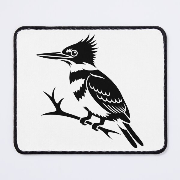 Item preview, Belted Kingfisher Bird designed and sold by theartfulaspie.
