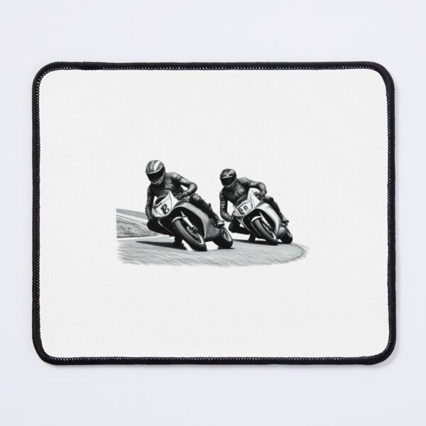 Item preview, Two motorbike riders turning in a race curve_17 designed and sold by Aariq.