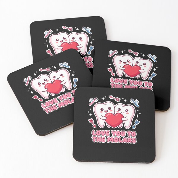 Item preview, Cute Dentist Valentine Love You To The Molars th Pun designed and sold by DanielleTonia.