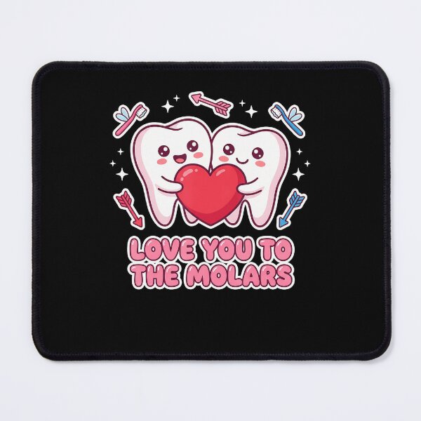 Item preview, Cute Dentist Valentine Love You To The Molars th Pun designed and sold by DanielleTonia.