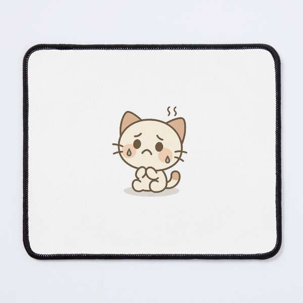 Item preview, Stressed Big-Head Cat designed and sold by Cat’n Cat.