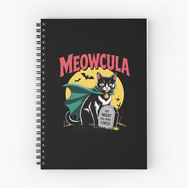 Item preview, Halloween Meowcula Vampire Cat Goth Black Cat Horror designed and sold by ryukaizox1.