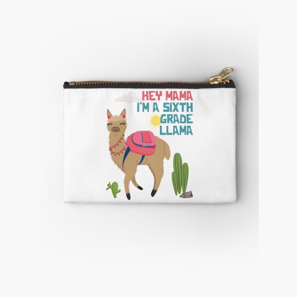 Item preview, Hey Mama I'm A Sixth Grade Llama Back To School Funny Gift Illustration designed and sold by kolbasound.