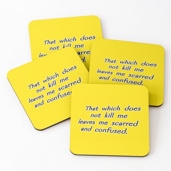 Item preview, That which does not kill me, yellow designed and sold by mntimg.