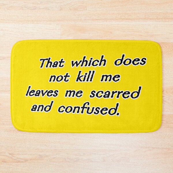 Item preview, That which does not kill me, yellow designed and sold by mntimg.