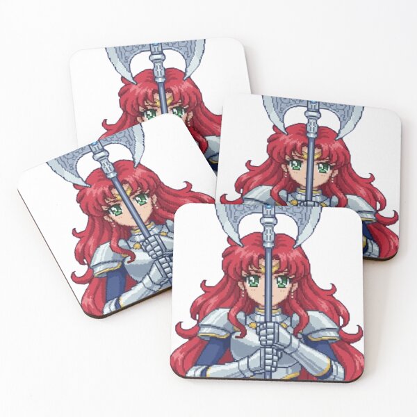 Item preview, Axe-Wielding Pixel Warrior | Retro Fantasy designed and sold by MoodStory.