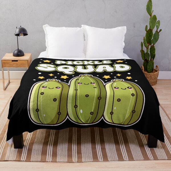 Item preview, Kawaii Cute Pickle Squad Kid Cucumber Pickle Lover designed and sold by KristinDebra.