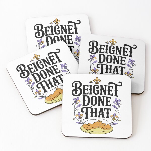 Item preview, Mardi Gras Beignet New Orleans Food designed and sold by AsteriskDatBArt.