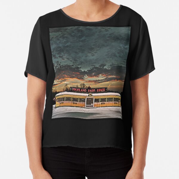 Vicksburg Mississippi Sky over the Highland Park Diner, Rochester Chiffon Top
