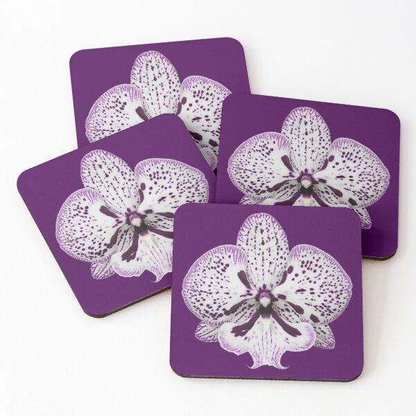 Item preview, Spotted White and Purple Phalaenopsis Orchid designed and sold by destelloacido.
