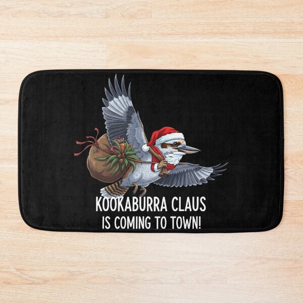 Item preview, xmas kookaburra Outback Santa Kookaburra Flying – Kookaburra Claus is Coming to Town designed and sold by Uglyandcute.
