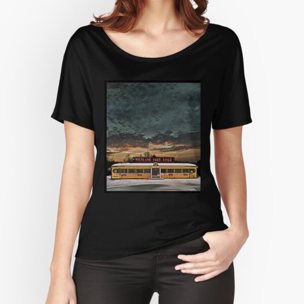 Vicksburg Mississippi Sky over the Highland Park Diner, Rochester Relaxed Fit T-Shirt
