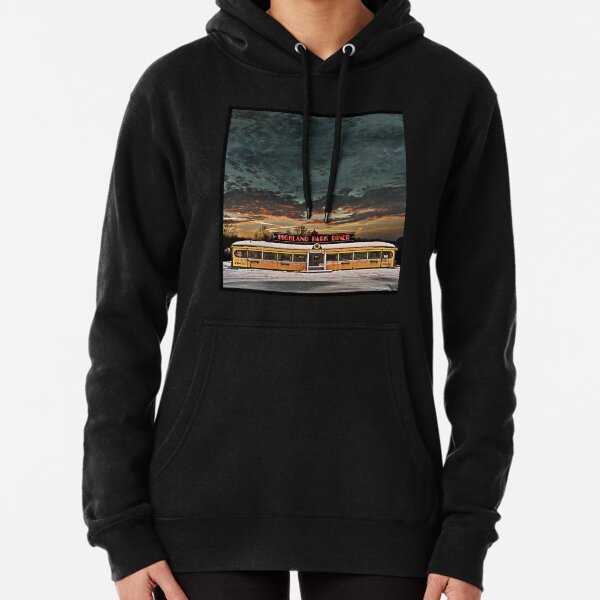 Vicksburg Mississippi Sky over the Highland Park Diner, Rochester Pullover Hoodie