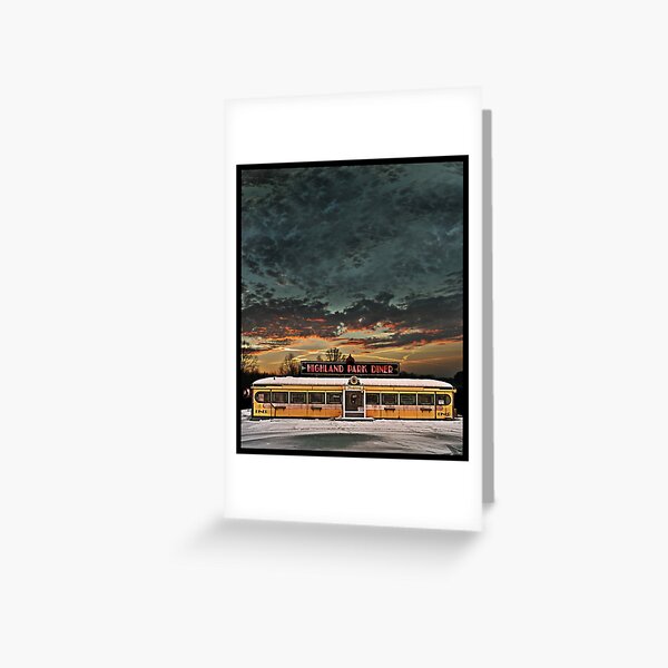 Vicksburg Mississippi Sky over the Highland Park Diner, Rochester Greeting Card