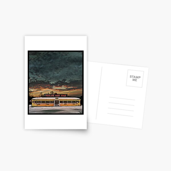 Vicksburg Mississippi Sky over the Highland Park Diner, Rochester Postcard
