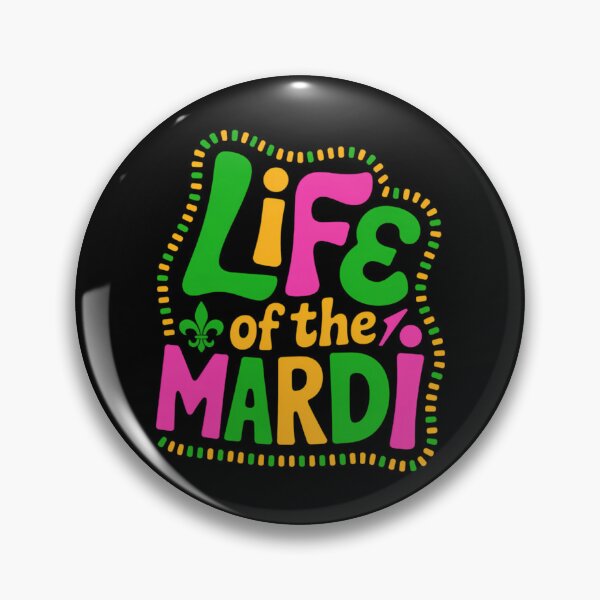 Item preview, Life Of The Mardi - New Orleans Mardi Gras designed and sold by AsteriskDatBArt.