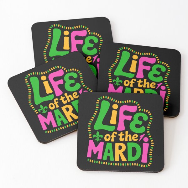 Item preview, Life Of The Mardi - New Orleans Mardi Gras designed and sold by AsteriskDatBArt.