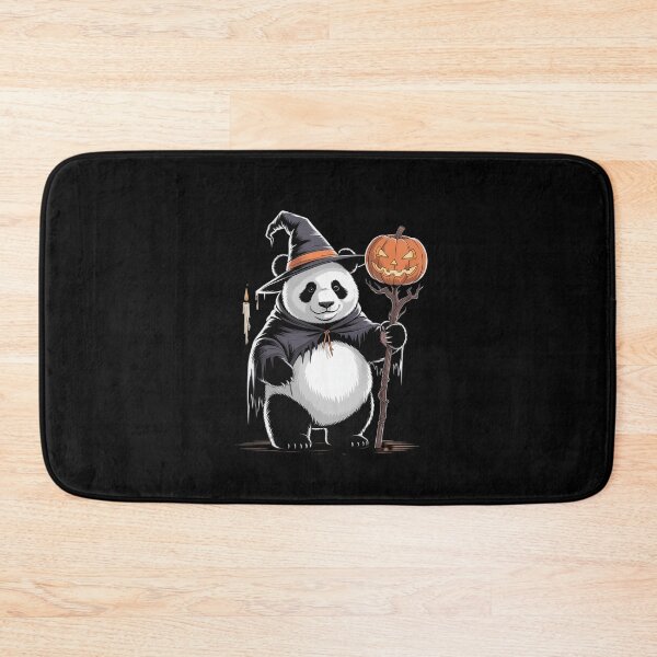 Item preview, Halloween Panda Witch Holding Pumpkin Animal Halloween designed and sold by ryukaizox1.
