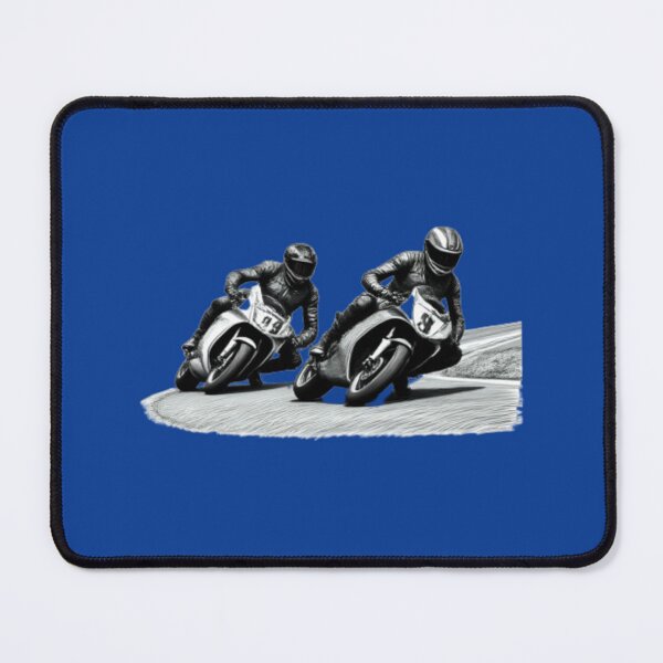 Item preview, Two motorbike riders turning in a race curve_18 designed and sold by Aariq.