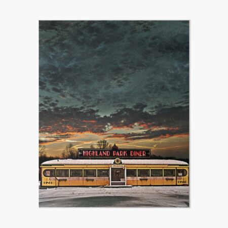 Vicksburg Mississippi Sky over the Highland Park Diner, Rochester Art Board Print