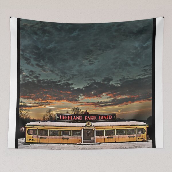 Item preview, Vicksburg Mississippi Sky over the Highland Park Diner, Rochester designed and sold by Christine Elise McCarthy.